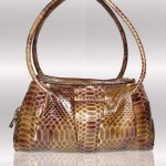 Italian python handbag