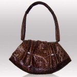 Ostrich brown color bag