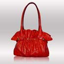 Red handbag