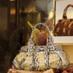 Python handbag handmade in Italy