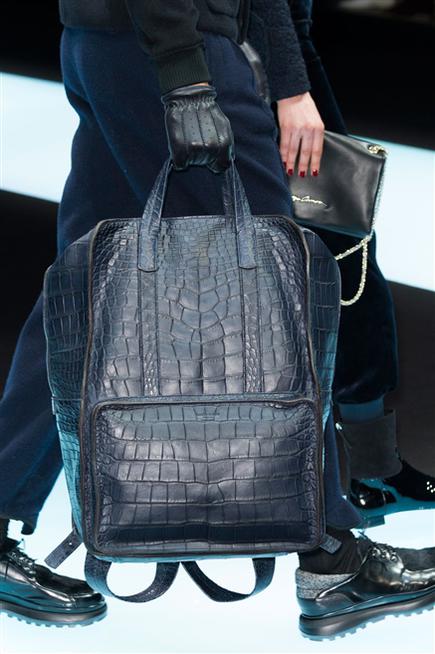 Giorgio Armani. Luxury alligator bag