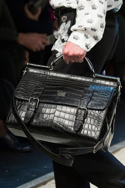 Dolce & Gabbana. Crocodile briefcase