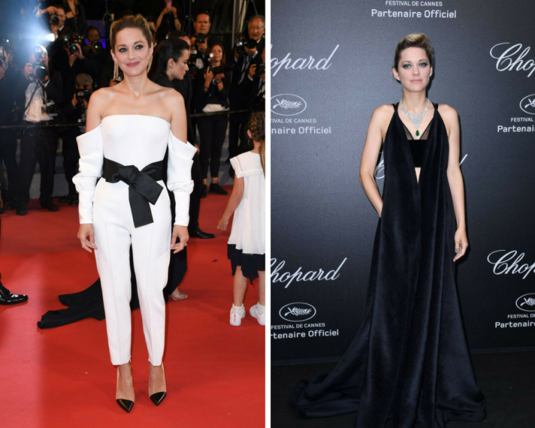 Marion Cotillard at Festival de Cannes wears Italian designers