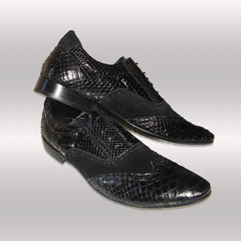 Luxury python leather shoes SF12