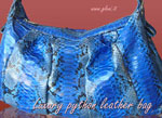 Electric blue tote Electric blue handbag