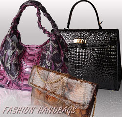 Fashion exotic leather handbags